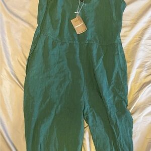 Patagonia Green Sleeveless Jumpsuit